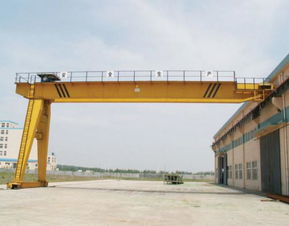 遼寧瓦房店半門式雙梁起重機
