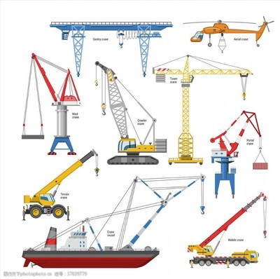 卡通吊車與起重機(jī) 童趣與力量的完美融合